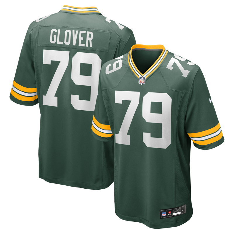 Travis Glover Green Bay Packers Football Jersey, Game Sportswear Jersey Shirt, Lightweight Breathable Athletic Jersey, Casual Gift for Men