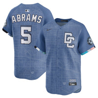 CJ Abrams Washington Nationals Baseball Jersey, Blue Sportswear Jersey Shirt, Lightweight Breathable Athletic Jersey, Casual Gift for Men