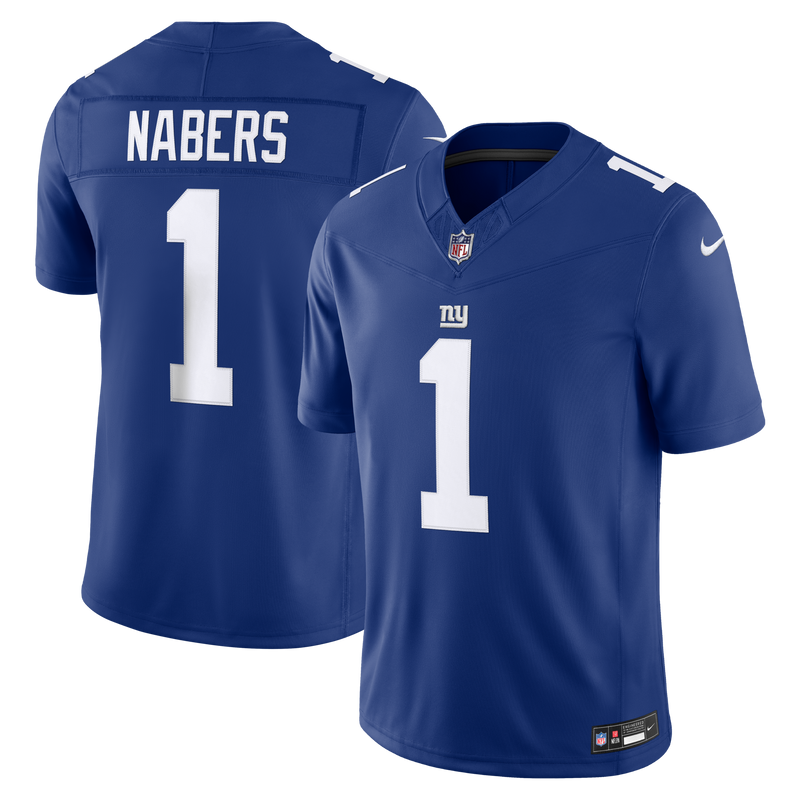 Malik Nabers New York Giants Football Jersey, Sportswear Jersey Shirt, Lightweight Athletic Jersey, Casual Gift for Men, Style 2001803127