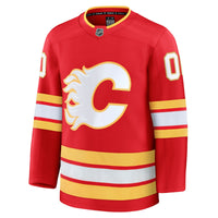 Calgary Flames Hockey Jersey, Red Premium Home Sportswear Jersey Shirt, Long Sleeve Hockey Sweater Jersey, Casual Gift for Men, Style 202055777