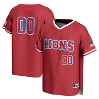 Loyola Marymount Lions Baseball Jersey, Red Lightweight Sportswear Jersey Shirt, Lightweight Breathable Athletic Jersey, Casual Gift for Men