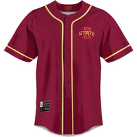Iowa State Cyclones Lightweight Baseball Jersey, Cardinal Sportswear Jersey Shirt, Lightweight Breathable Athletic Jersey, Casual Gift for Men