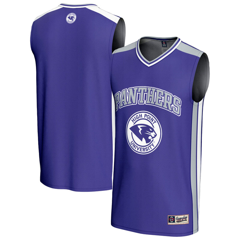 High Point Panthers Basketball Jersey, Purple Sportswear Jersey Shirt, Sleeveless Athletic Tank Jersey, Casual Gift for Men