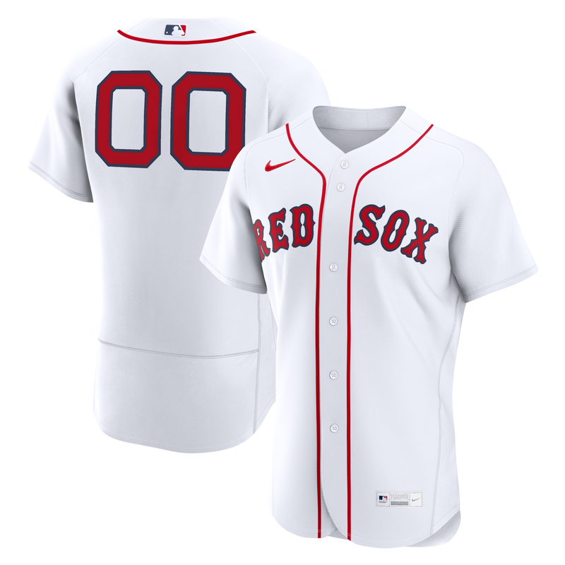 Boston Red Sox Baseball Jersey, White Authentic Home Sportswear Jersey Shirt, Lightweight Breathable Athletic Jersey, Casual Gift for Men