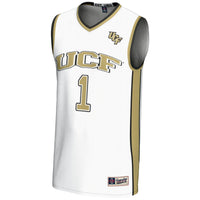 UCF Knights Basketball Jersey, White Lightweight Sportswear Jersey Shirt, Sleeveless Athletic Tank Jersey, Casual Gift for Men