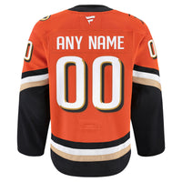 Anaheim Ducks Hockey Jersey, Orange Authentic Sportswear Jersey Shirt, Long Sleeve Hockey Sweater Jersey, Casual Gift for Men, Style 202056746