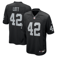 Ronnie Lott Las Vegas Raiders Football Jersey, Black Game Sportswear Jersey Shirt, Lightweight Breathable Athletic Jersey, Casual Gift for Men