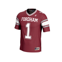 Fordham Rams Football Jersey, Maroon Fashion Lightweight Sportswear Jersey Shirt, Lightweight Breathable Athletic Jersey, Casual Gift for Men