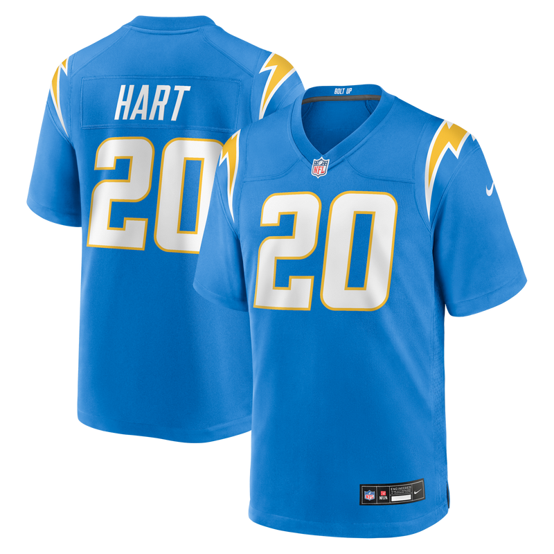 Cam Hart Los Angeles Chargers Football Jersey, Powder Blue Sportswear Jersey Shirt, Lightweight Breathable Athletic Jersey, Casual Gift for Men