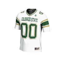 Colorado State Rams Football Jersey, White Fashion Sportswear Jersey Shirt, Lightweight Breathable Athletic Jersey, Casual Gift for Men
