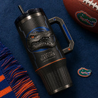 FLA Blackout - Sculpted Gator Emblem, Tonal Tumbler