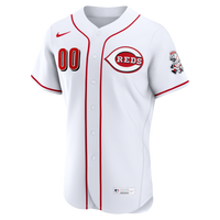 Cincinnati Reds Baseball Jersey, White Authentic Home Sportswear Jersey Shirt, Lightweight Breathable Athletic Jersey, Casual Gift for Men