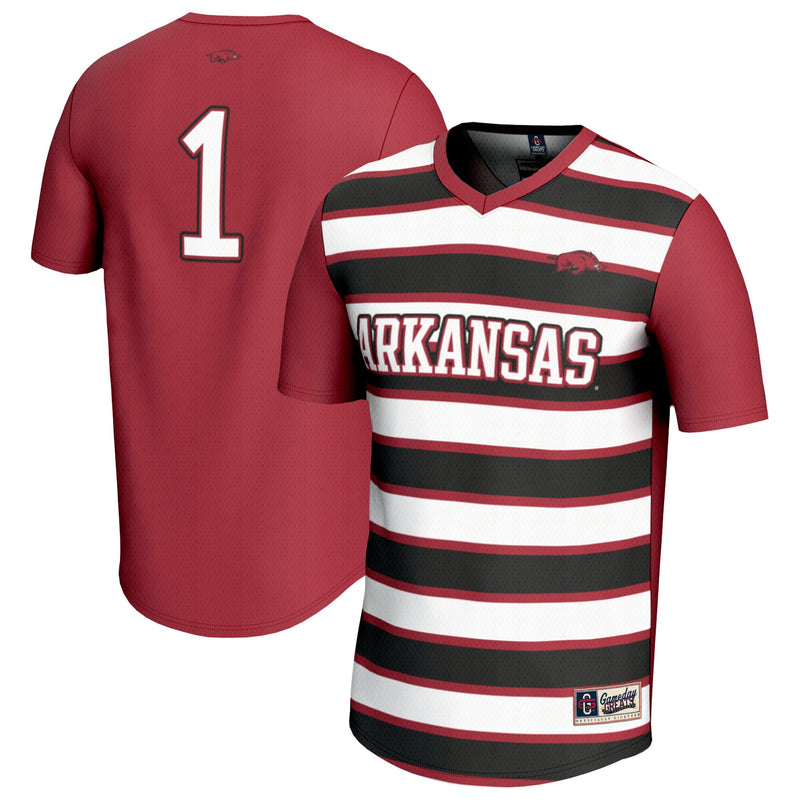 Arkansas Razorbacks Lightweight Soccer Jersey, Cardinal Sportswear Jersey Shirt, Lightweight Breathable Athletic Jersey, Casual Gift for Men