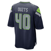 Robbie Ouzts Seattle Seahawks Football Jersey, Navy Game Sportswear Jersey Shirt, Lightweight Breathable Athletic Jersey, Casual Gift for Men