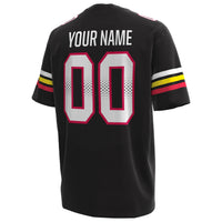 Maryland Terrapins Football Jersey, Black Sportswear Jersey Shirt, Lightweight Breathable Athletic Jersey, Casual Gift for Men, Style 202158701