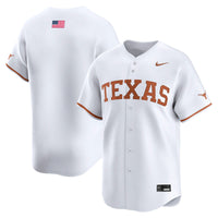 Texas Longhorns Baseball Jersey, White Sportswear Jersey Shirt, Lightweight Breathable Athletic Jersey, Casual Gift for Men, Style 201742387