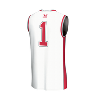 Miami University RedHawks Basketball Jersey, White Fashion Sportswear Jersey Shirt, Sleeveless Athletic Tank Jersey, Casual Gift for Men