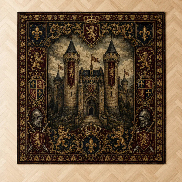 Keep and Crown - A Heraldic Study in Border and Center - main