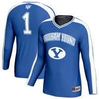 BYU Cougars Volleyball Jersey, Royal Fashion Lightweight Sportswear Jersey Shirt, Lightweight Breathable Athletic Jersey, Casual Gift for Men