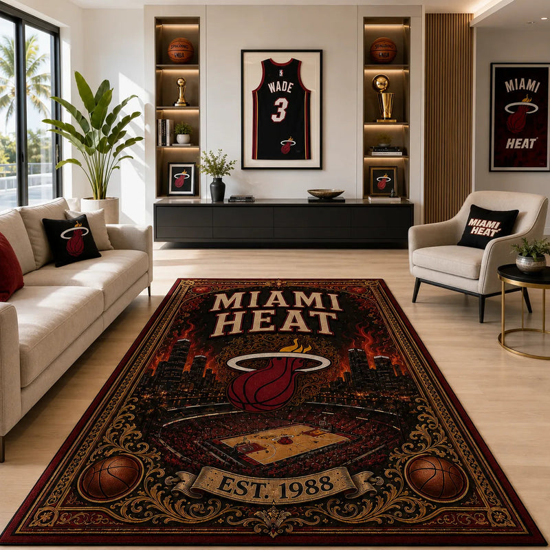 MIA Heritage Floor - Vintage Crest Rug, Est. 1988