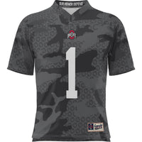 Ohio State Buckeyes Football Jersey, Black Sportswear Jersey Shirt, Lightweight Breathable Athletic Jersey, Casual Gift for Men