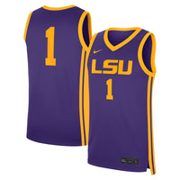 LSU Tigers Football Jersey, Purple Replica Sportswear Jersey Shirt, Lightweight Breathable Athletic Jersey, Casual Gift for Men
