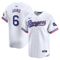 Josh Jung Texas Rangers Baseball Jersey, White Limited Home Sportswear Jersey Shirt, Lightweight Breathable Athletic Jersey, Casual Gift for Men