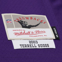 Terrell Suggs Baltimore Ravens Football Jersey, Purple Sportswear Jersey Shirt, Lightweight Breathable Athletic Jersey, Casual Gift for Men