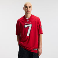 Bijan Robinson Atlanta Falcons Football Jersey, Red Game Sportswear Jersey Shirt, Lightweight Breathable Athletic Jersey, Casual Gift for Men