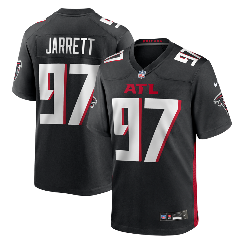 Grady Jarrett Atlanta Falcons Football Jersey, Black Game Sportswear Jersey Shirt, Lightweight Breathable Athletic Jersey, Casual Gift for Men