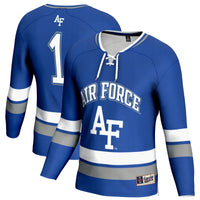Air Force Falcons Hockey Jersey, Royal Fashion Lightweight Sportswear Jersey Shirt, Long Sleeve Hockey Sweater Jersey, Casual Gift for Men