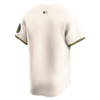Milwaukee Brewers Baseball Jersey, Cream Sportswear Jersey Shirt, Lightweight Breathable Athletic Jersey, Casual Gift for Men, Style 201865823