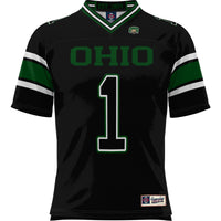 Ohio Bobcats Football Jersey, Black Sportswear Jersey Shirt, Lightweight Breathable Athletic Jersey, Casual Gift for Men