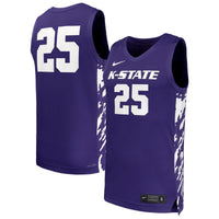Kansas State Wildcats Basketball Jersey, Purple Sportswear Jersey Shirt, Sleeveless Athletic Tank Jersey, Casual Gift for Men, Style 202319057
