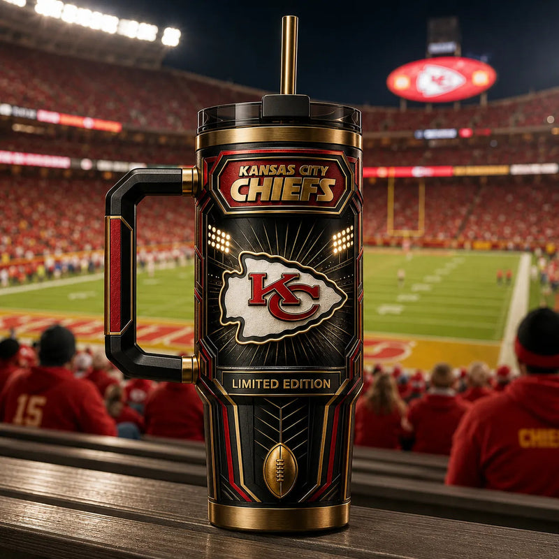 KC Arrowhead Emblem - A Study in Crimson, Black and Gold