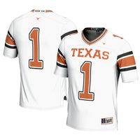 Texas Longhorns Football Jersey, White Sportswear Jersey Shirt, Lightweight Breathable Athletic Jersey, Casual Gift for Men