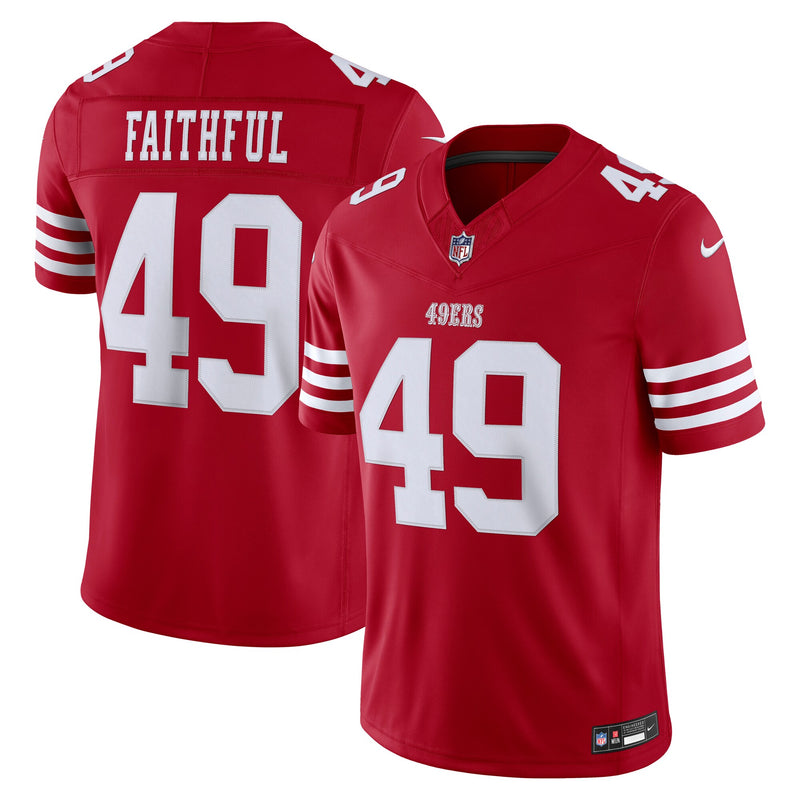 The Faithful San Francisco 49ers Football Jersey, Sportswear Jersey Shirt, Lightweight Athletic Jersey, Casual Gift for Men, Style 2001823042