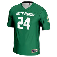 South Florida Bulls Lacrosse Jersey, Green Lightweight Sportswear Jersey Shirt, Lightweight Breathable Athletic Jersey, Casual Gift for Men