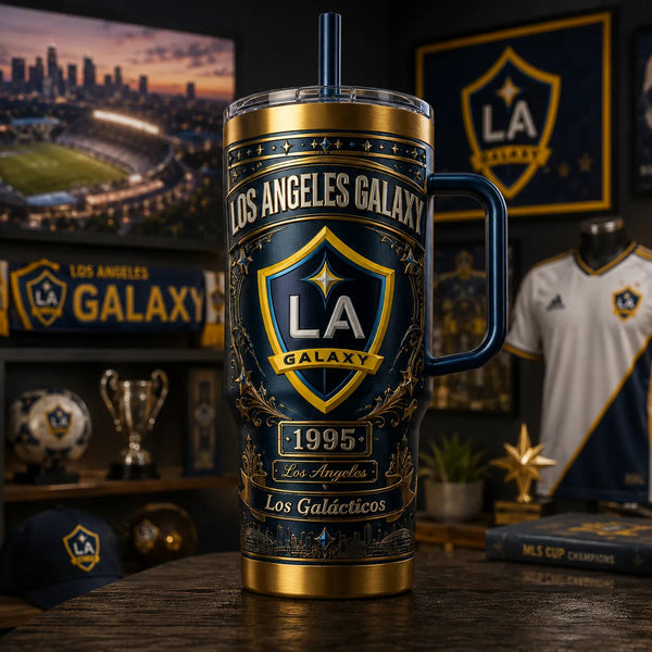 LAG Heritage Crest - Navy and Gold Wraparound Tumbler - main