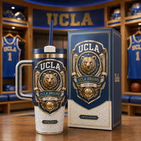 UCLA Heritage Crest - Navy and Gold Drinkware Statement