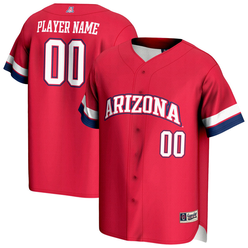 Arizona Wildcats Baseball Jersey, Red Sportswear Jersey Shirt, Lightweight Breathable Athletic Jersey, Casual Gift for Men, Style 202883955