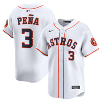 Jeremy Peña Houston Astros Baseball Jersey, White Limited Sportswear Jersey Shirt, Lightweight Breathable Athletic Jersey, Casual Gift for Men