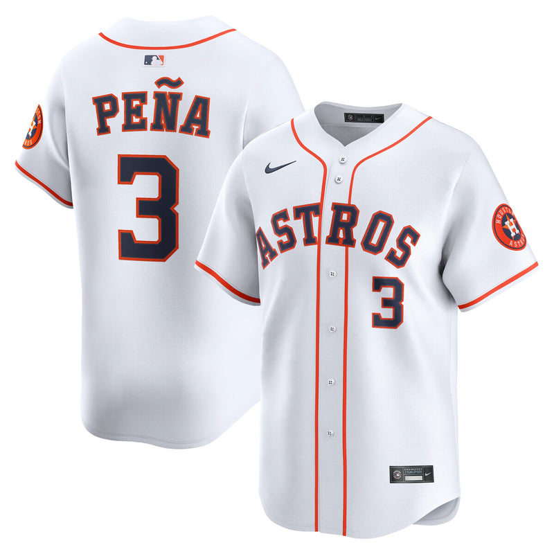 Jeremy Peña Houston Astros Baseball Jersey, White Limited Sportswear Jersey Shirt, Lightweight Breathable Athletic Jersey, Casual Gift for Men