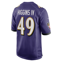 Jay Higgins IV Baltimore Ravens Football Jersey, Purple Sportswear Jersey Shirt, Lightweight Breathable Athletic Jersey, Casual Gift for Men