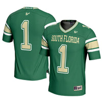 South Florida Bulls Football Jersey, Green Sportswear Jersey Shirt, Lightweight Breathable Athletic Jersey, Casual Gift for Men