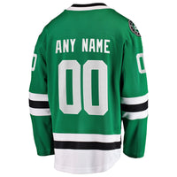 Dallas Stars Hockey Jersey, Green Breakaway Home Sportswear Jersey Shirt, Long Sleeve Hockey Sweater Jersey, Casual Gift for Men, Style 2791496