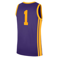 LSU Tigers Football Jersey, Purple Replica Sportswear Jersey Shirt, Lightweight Breathable Athletic Jersey, Casual Gift for Men