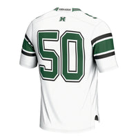 Hawaii Rainbow Warriors Football Jersey, White Sportswear Jersey Shirt, Lightweight Breathable Athletic Jersey, Casual Gift for Men