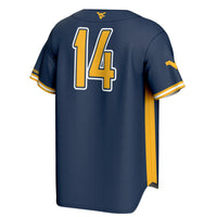 West Virginia Mountaineers Lightweight Baseball Jersey, Sportswear Jersey Shirt, Lightweight Breathable Athletic Jersey, Casual Gift for Men