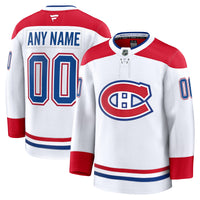 Montreal Canadiens Hockey Jersey, White Premium Sportswear Jersey Shirt, Long Sleeve Hockey Sweater Jersey, Casual Gift for Men, Style 202055708